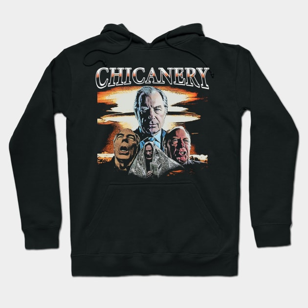 Chicanery Chuck Retro Hoodie by jawiqonata